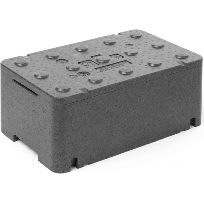 Hendi Kitchen Line - Thermo-Isolatiecontainer - 13L - Zwart - Piocel