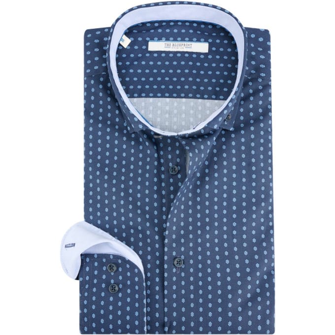 The Blueprint trendy overhemd met lange mouwen