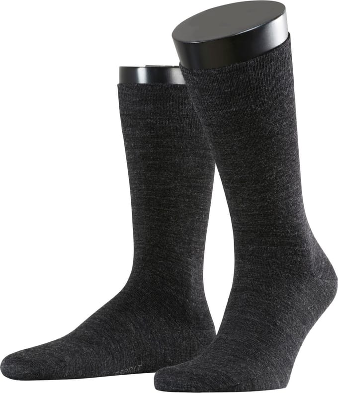 Esprit Basic Wool 2-PACK Sokken Heren 17813 3080 anthra.mel 47-50
