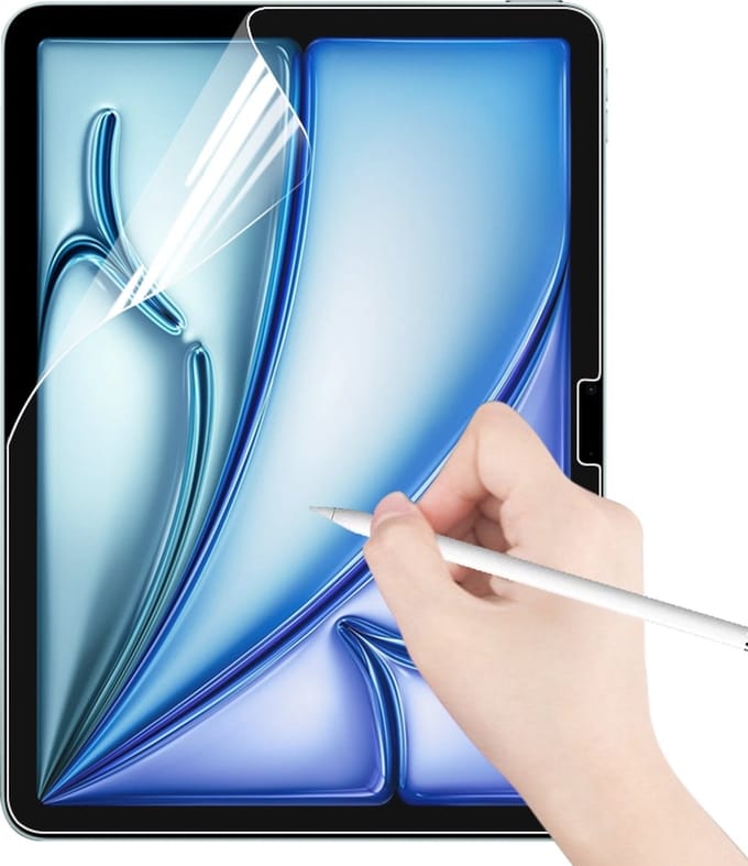 Solidenz Screenprotector - Geschikt voor iPad Air 13 inch (M4 / M3 / M2) - Screenprotector 13 Inch - Solidenz Nano PET HD Folie protector - Beschermfolie - Screen Protector Plastic