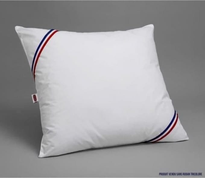 DODO Pack 2 trendy kussens 60x60cm + 2 waterdichte kussenbeschermers 60x60cm - 100% Polyester vulling