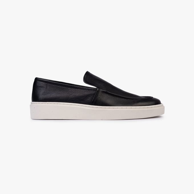 Omnio mons loafers heren zwart leer