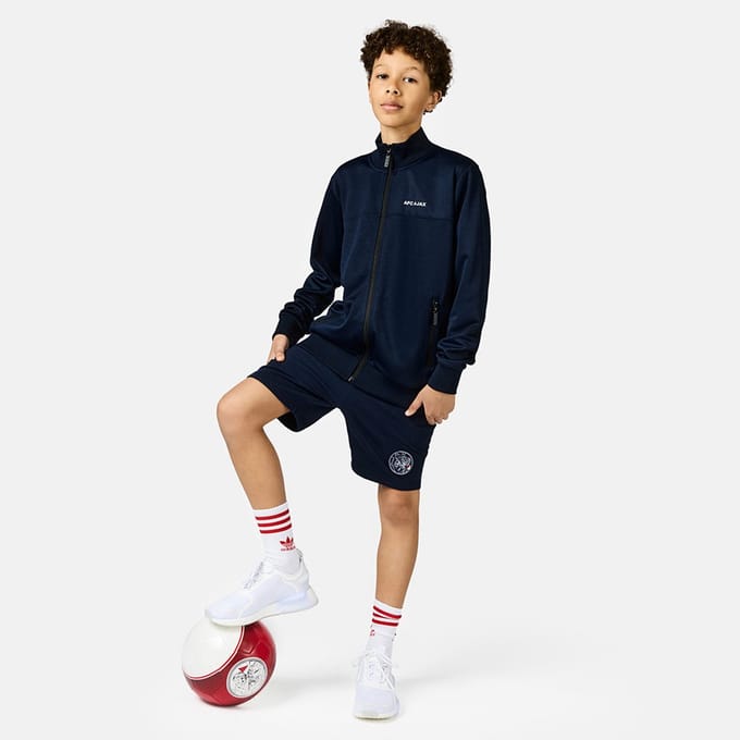Ajax-trackjacket navy logo mijn club junior
