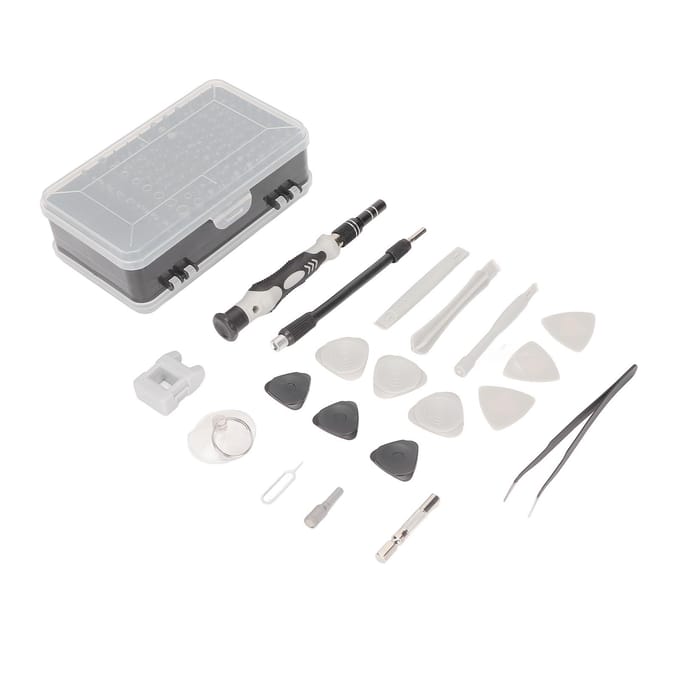 135 in 1 Schroevendraaierset Flexibele Verstelbare Nauwkeurige Schroevendraaierset voor Computer Bril PC gray