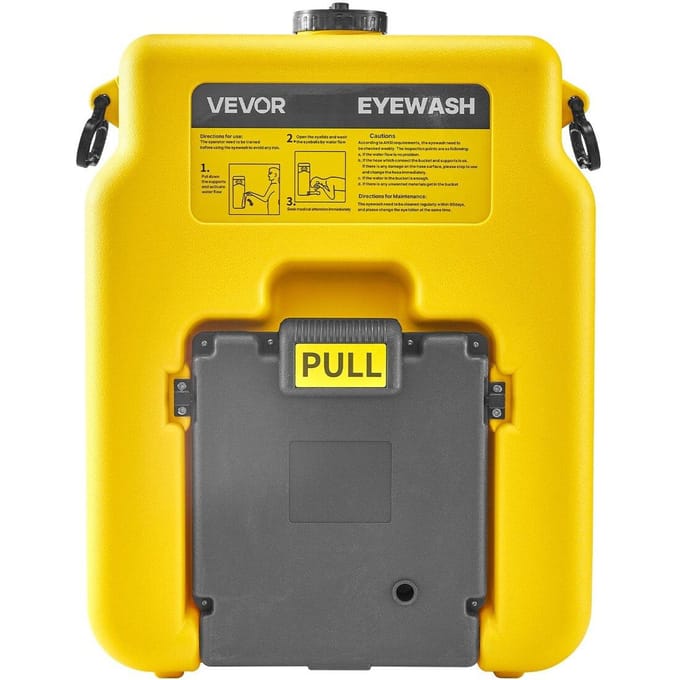 Draagbaar Oogspoelstation 14 Gallon OSHA-Goedgekeurd Noodoogspoelstation