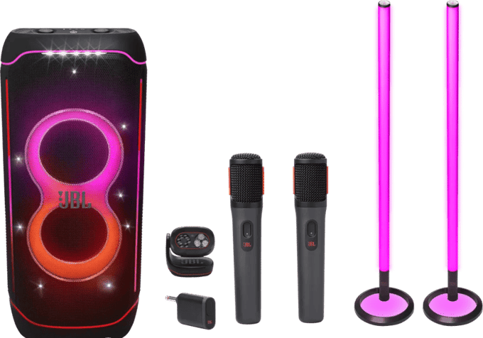 JBL Partybox Ultimate Karaoke pakket Klein