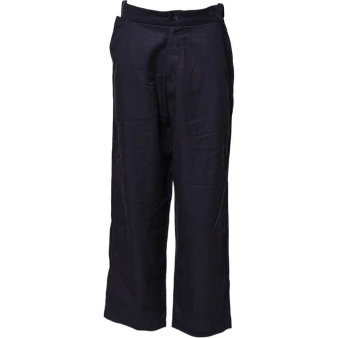 Levi's Marineblauwe Rechte Hoge Taille Chino Casual Broek