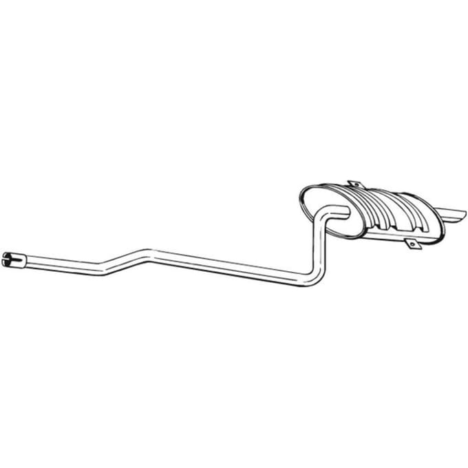 Geluiddemper achter BOSAL 285-415