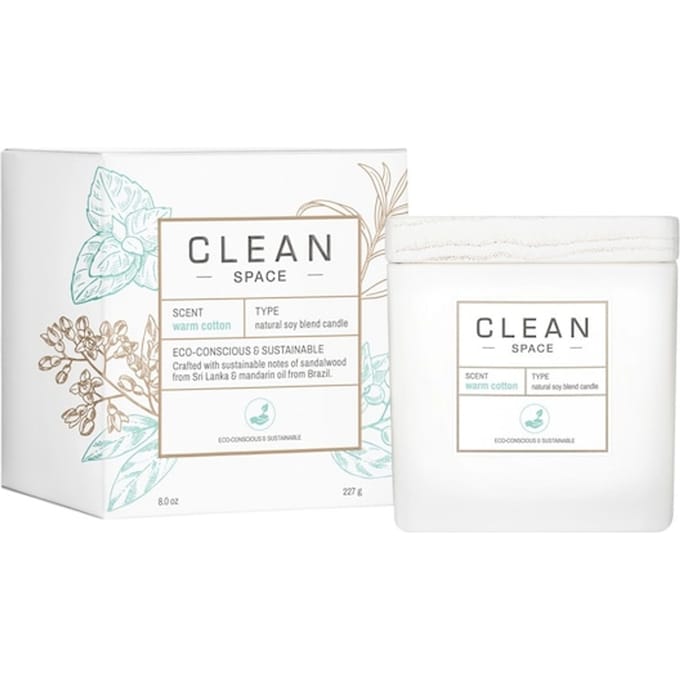 CLEAN Reserve Home Collection Warm Cotton Candle Geurkaarsen Dames 227 g