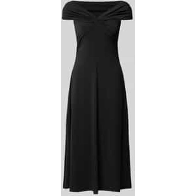 Midi-jurk in off-shoulder-design met stretch,