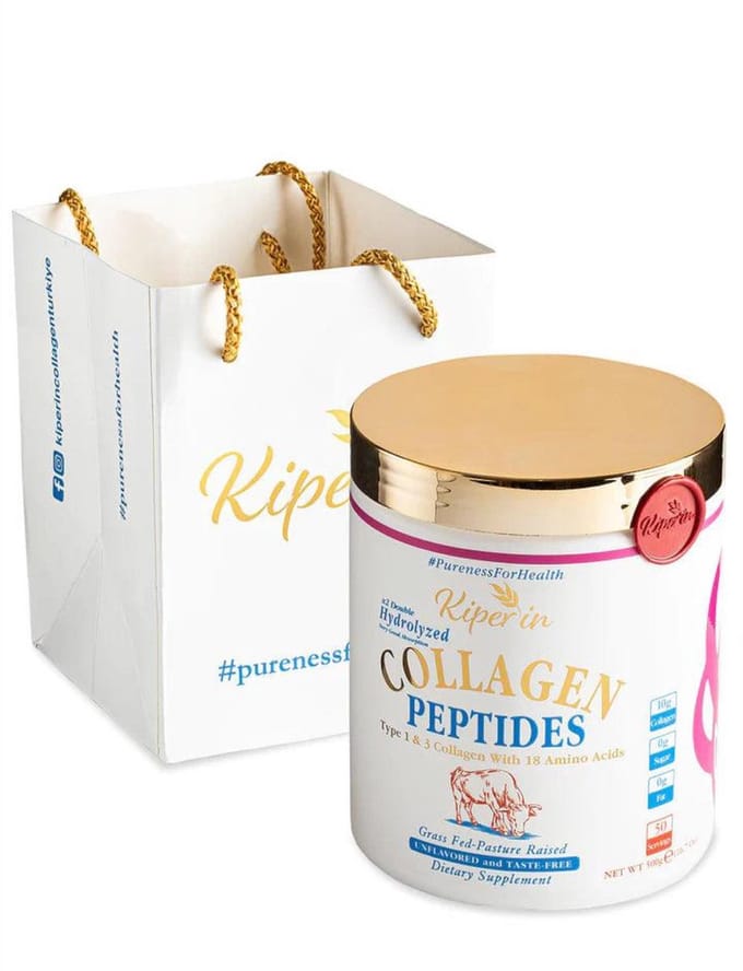 Kiperin Collagen peptides - dieetsupplement voor huid en haar