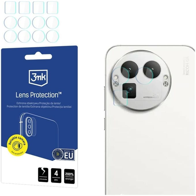 3MK Lens Bescherming - Realme GT8 Pro - Hybride Glas - Schokbestendig