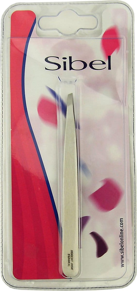 Sibel - Epileerpincet - Schuin - Inox