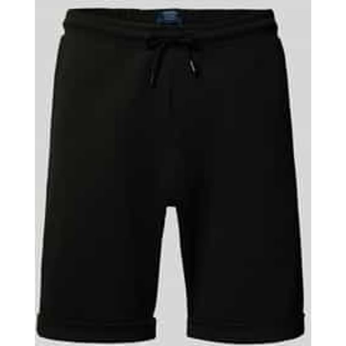 Sweatshorts met elastische band en achterzak