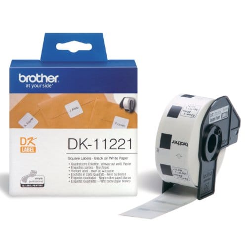 Brother DK-11221 - Black on white - 23 x 23 mm 1000 label(s) labels