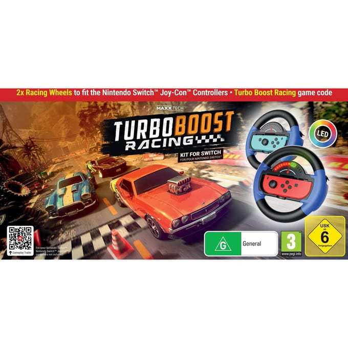 MAXX TECH Turbo Boost Racing Kit - Wireless Wheel - Nintendo Switch 2