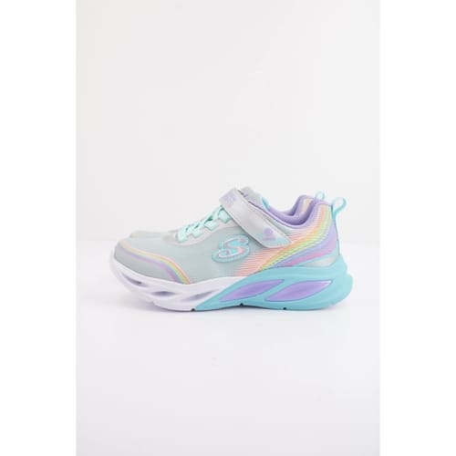 Skechers Cosmic Glow Rainbow Beam Sneakers - Meisjes - Blauw
