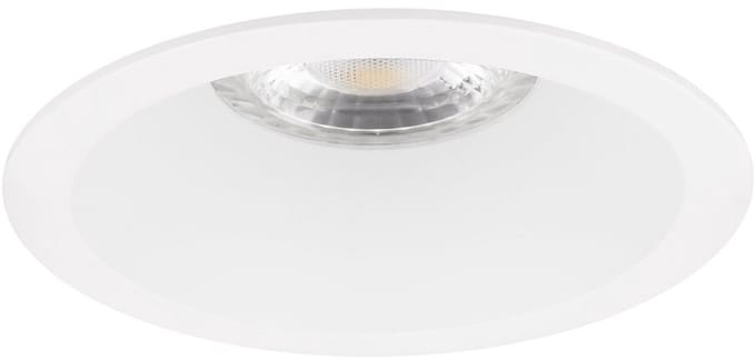 Bolzano - Inbouwspot Wit Rond - Extra Verdiept - 1 Lichtpunt - Ø 82mm