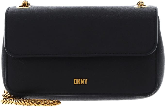 DKNY Schoudertas Avondtas Minnie Shoulder Bag Blk / Gold Zwart