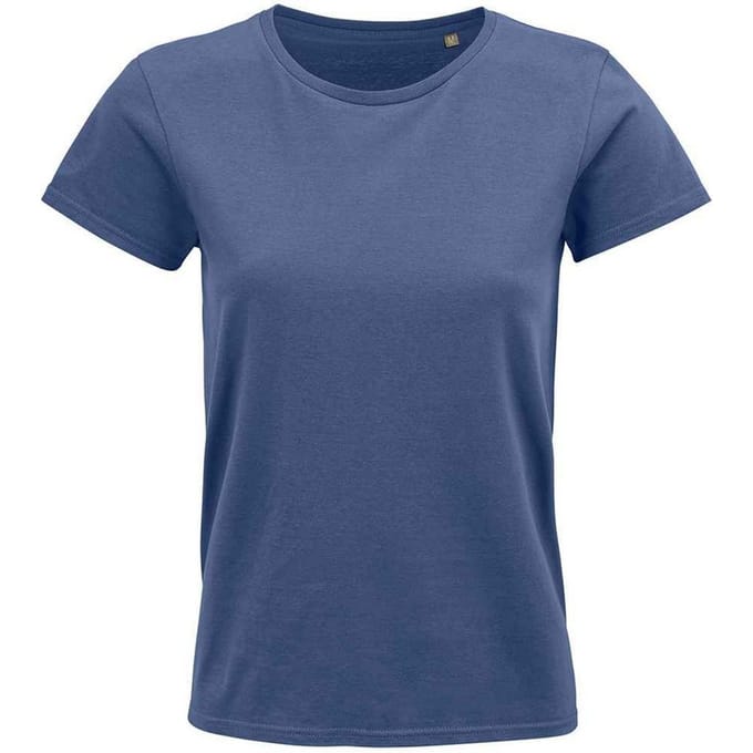 SOLS Dames/dames Crusader Organisch T-shirt (Denim)