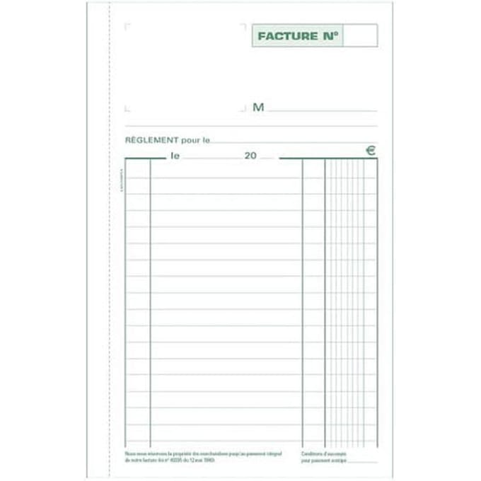 Exaclair Duplicaatboek 'Facturen', 210 x 135 mm