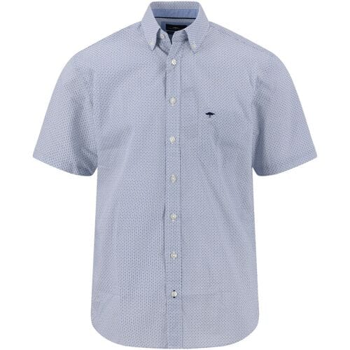 Fynch-Hatton Overhemd Minimal Abstract Dotted Pattern New Breeze / male