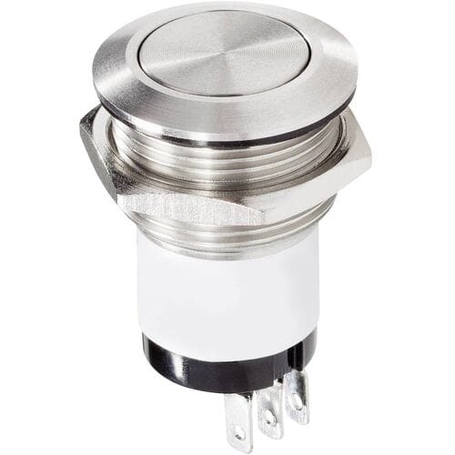 Renkforce RF-4707808 Belknop 1-voudig RVS