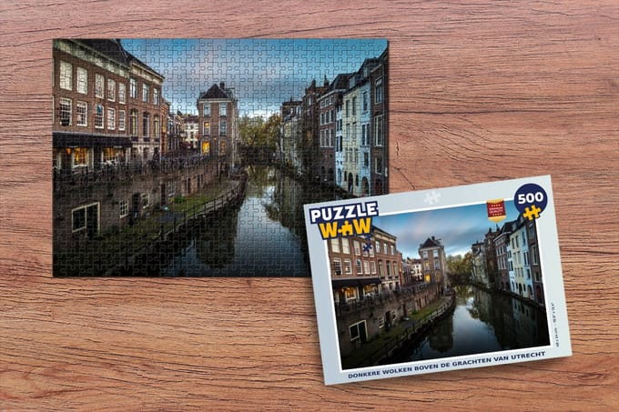 Puzzel Wolken - Water - Utrecht - Legpuzzel - Puzzel 500 stukjes