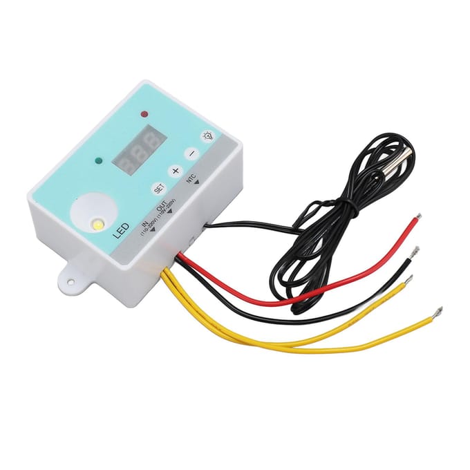 Broedmachine Controller Thermostaat Digitaal Display Automatische Intelligente Broedmachine Thermostaat DIY Kit white