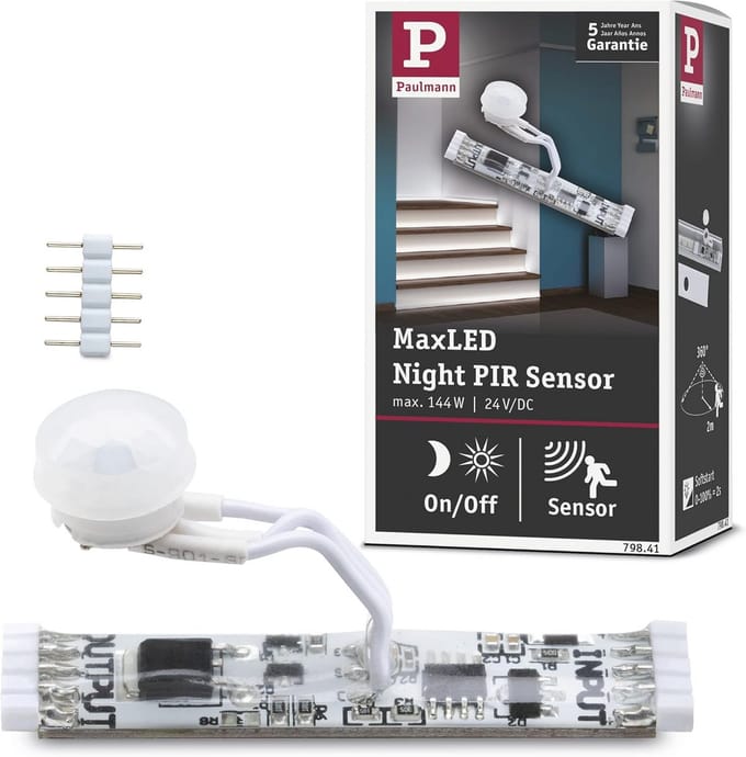 Strip LED Licht met Bewegingssensor - 24V, 144W, Wit Licht voor Profielen