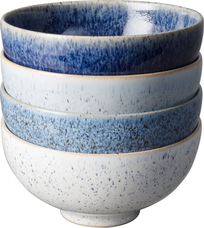 Denby | Studio Blue Rijstkom Set van 4 480 ml