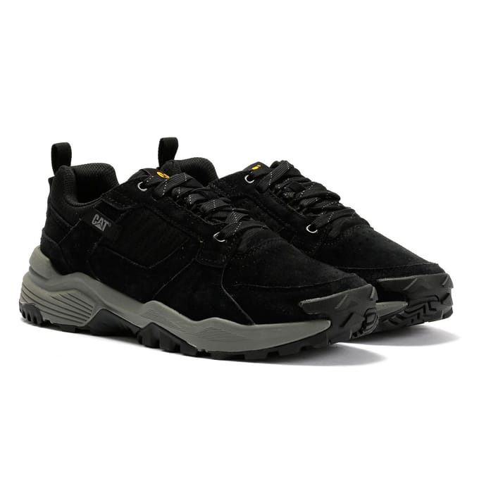 Caterpillar Grip Suede Heren Zwarte Sneakers