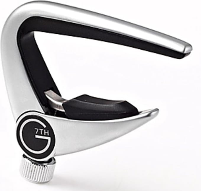 G7th Newport Steel String Silver - Capo tbv western en elektrische gitaren