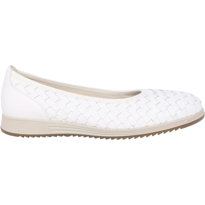 Gabor 64.111.21 - dames ballerina - wit - maat 40.5 (EU) 7 (UK)