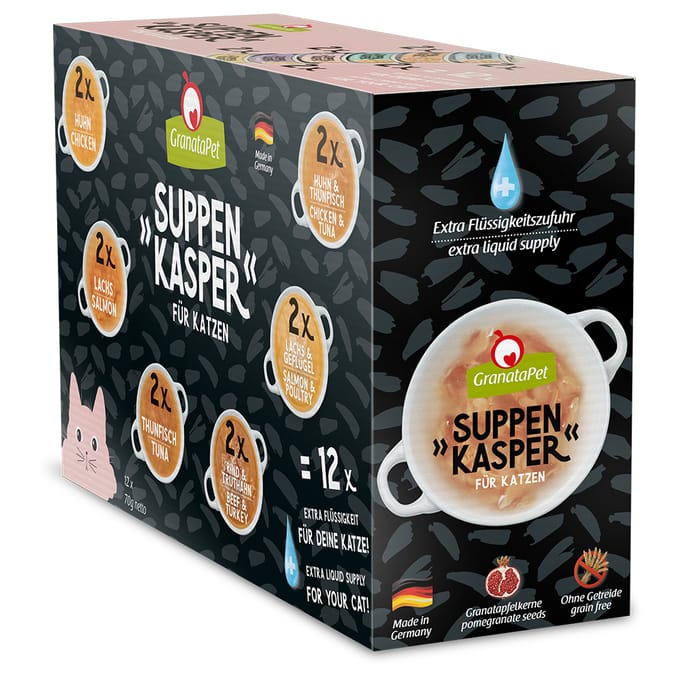 24x70g "Suppenkasper" Soep GranataPet Kattenvoer