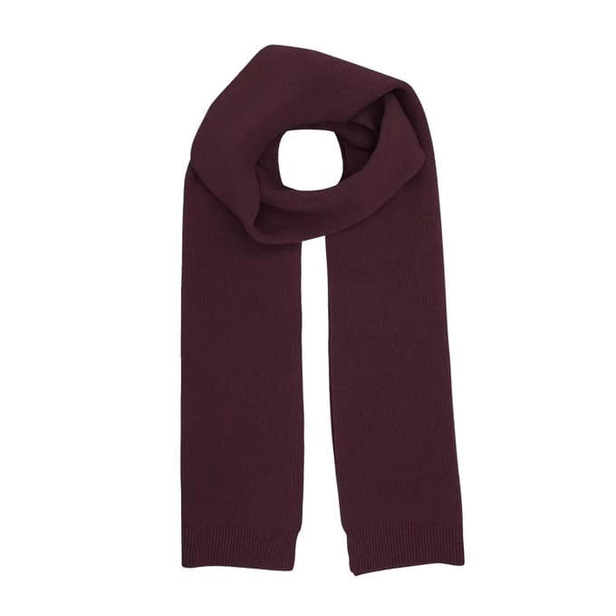 wollen sjaal Colorful Standard Merino oxblood red