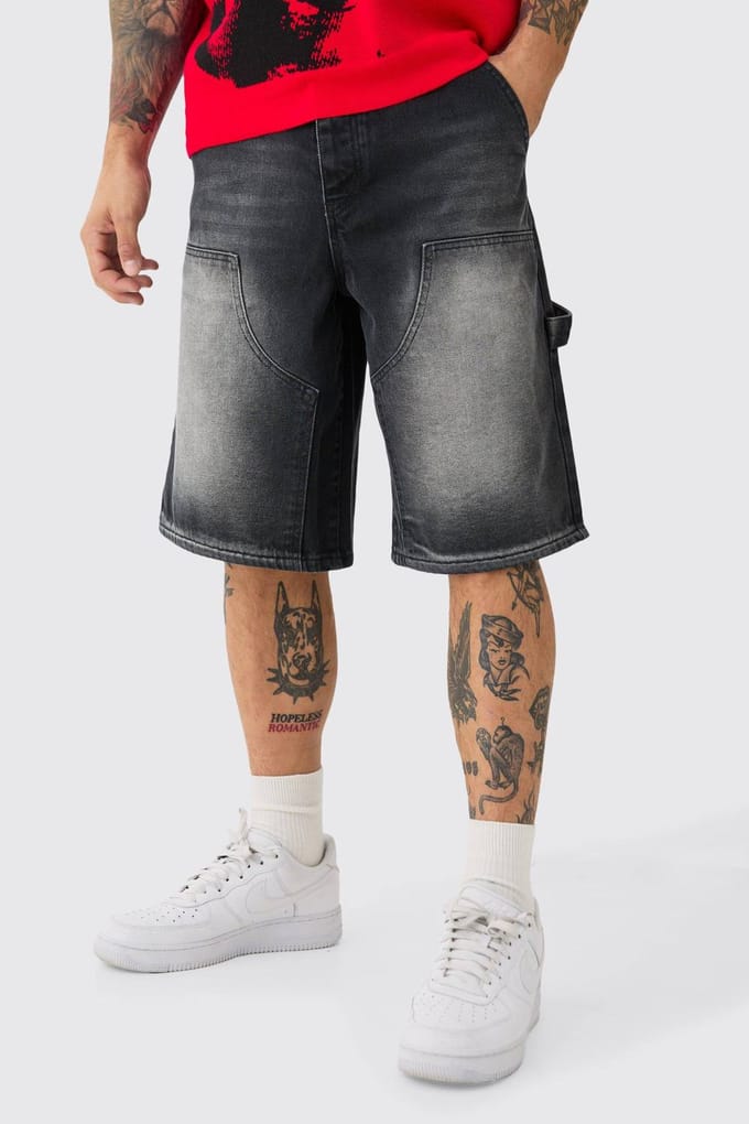 Carpenter Denim Jorts | Washed Black | Size 44