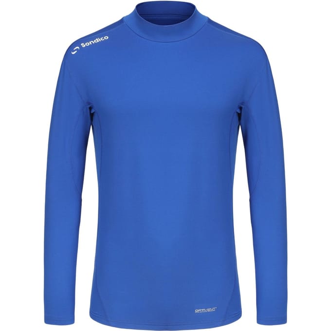 Sondico Heren-basislaagshirt met hoge kraag (Royaal Blauw)