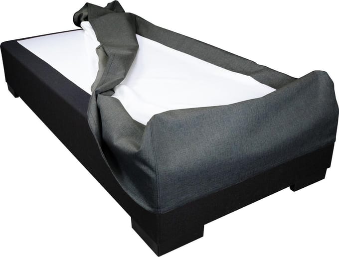 Slaaploods.nl Boxspring Hoes - 180 x 200 cm - Hoogte 30 cm - Antraciet I96