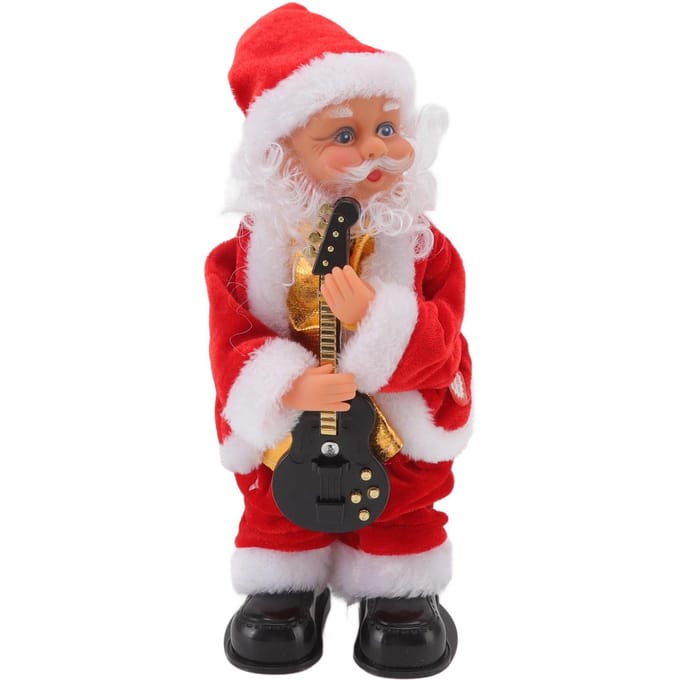 Elektrische Muzikale Dansende Kerstman Interessante Heup Schuddende Kerstman Pop white