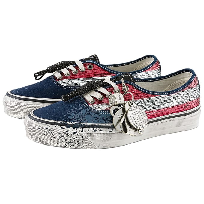 Vans Premium Authentic La Habana Red Navy - Maat 37