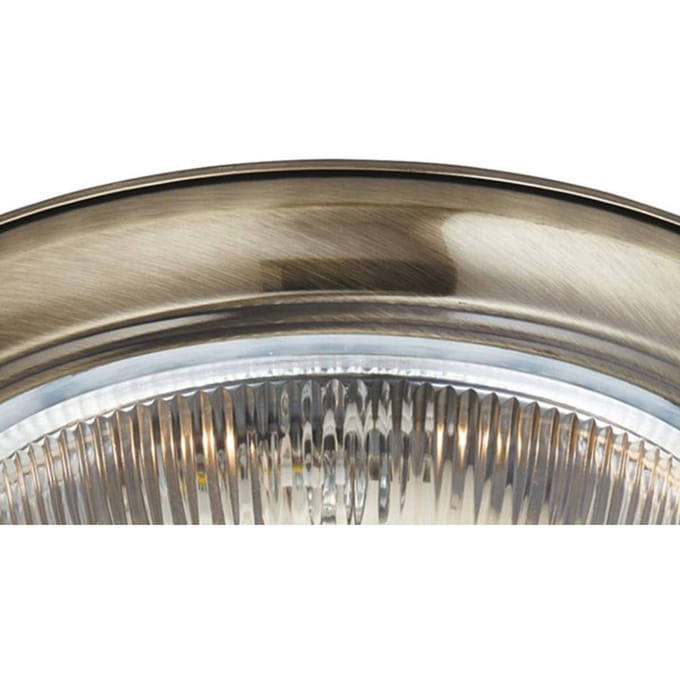 Searchlight Plafondlamp American Diner IP44, messing antiek