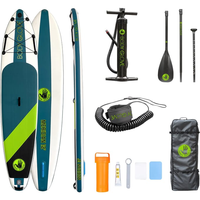 Body Glove Meridian Inflatable 12' SUP Board Set
