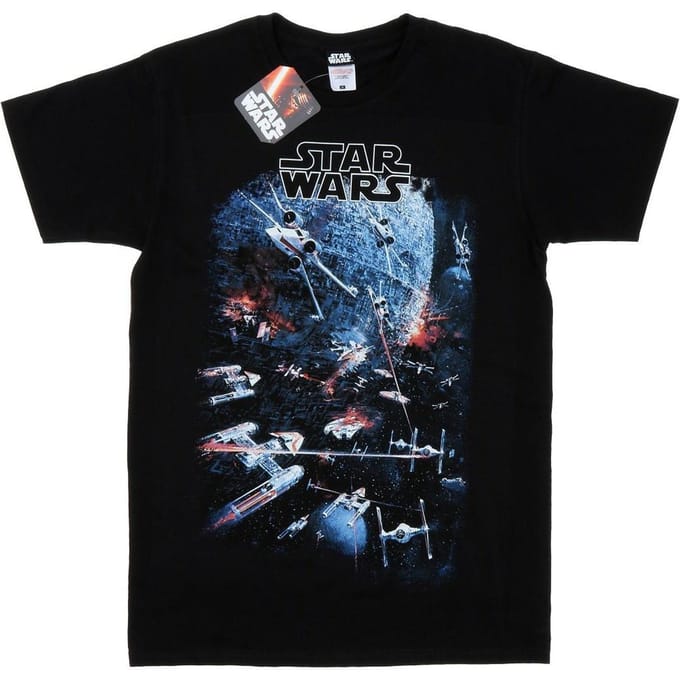 Star Wars Heren Universum Strijd T-Shirt (Zwart)