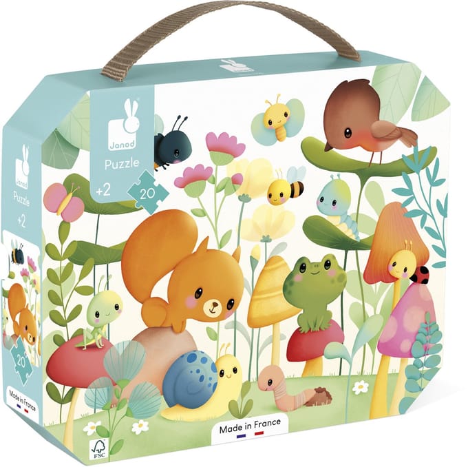 JANOD puzzel Tuinvrienden 2 jr+ / 20 stks