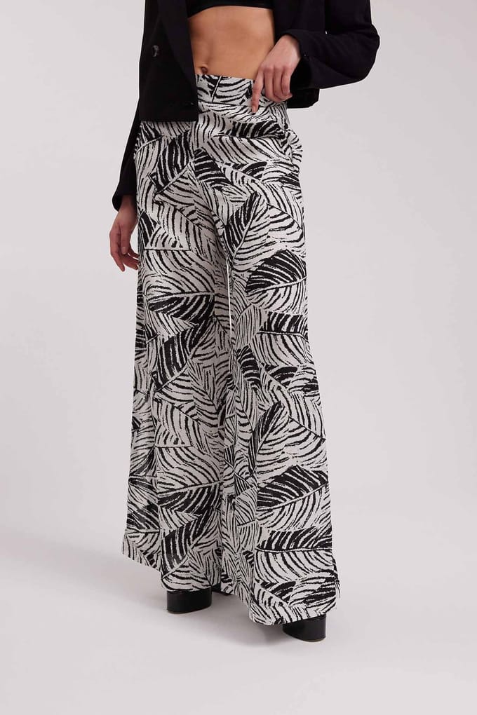 Anne Fontaine Auriane Black/white Größe: 36 | Ausgestellte Hosen Outlet | Damen | Schwarz