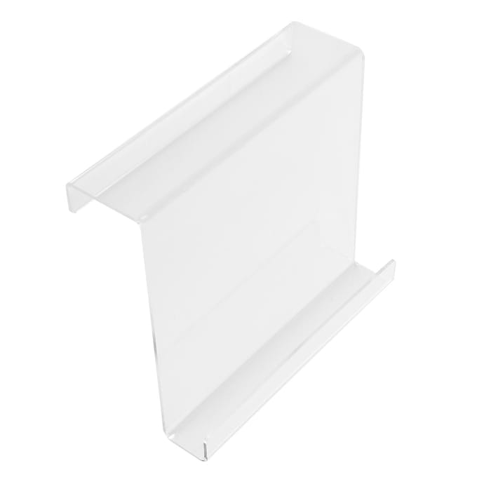 Support de livre universel en acrylique pour tapis de course, support de lecture pour tablette et magazine, transparent white