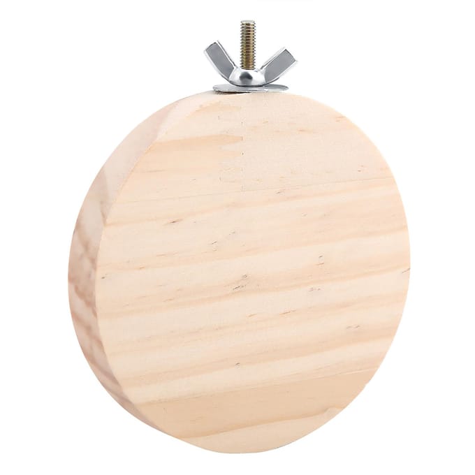 Houten Platform Hamsters Chinchilla's Speelgoed Papegaai Standaard Kooi Springplank voor Klein Dier beige