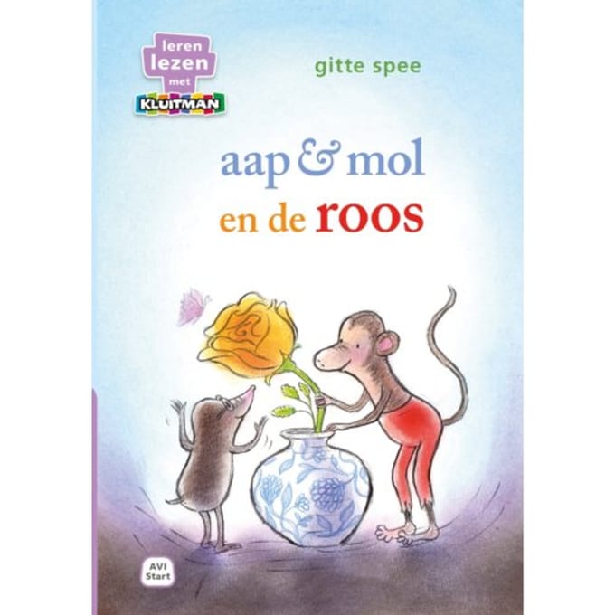Aap & Mol En De Roos - Leren Lezen Met Kluitman - Gitte Spee
