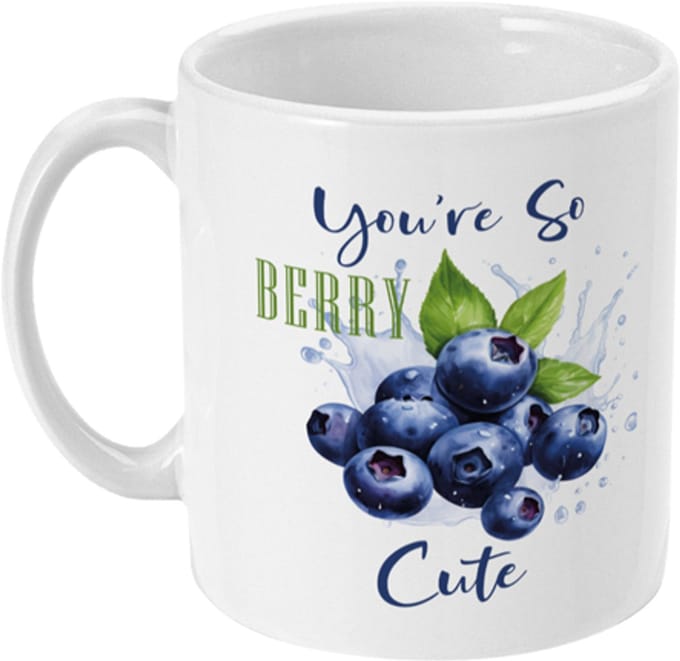 Mok Fruit Quote | You're so Berry Cute | 325ml